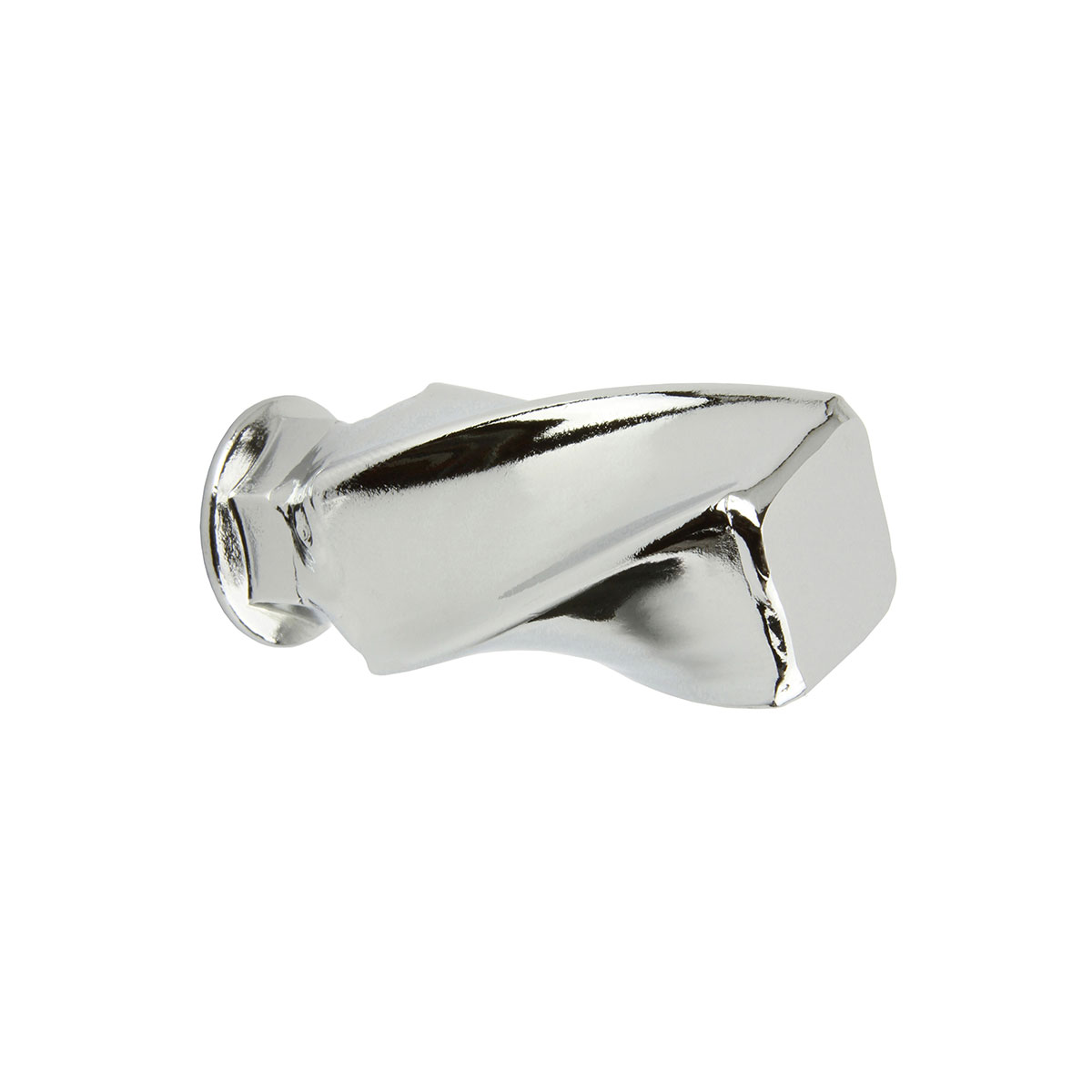 Twisted Square Nut 3/8 x 24t Chrome.